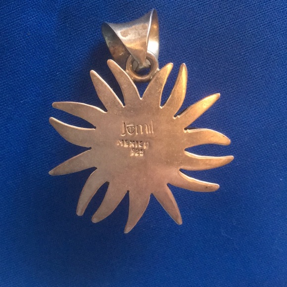 Turquoise SS Designer Pendant - Picture 2 of 2